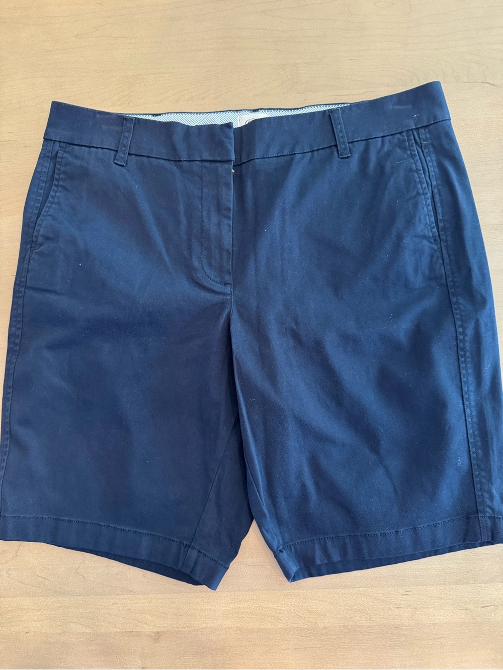 J Crew Women’s Classic Navy Chino Shorts NWT